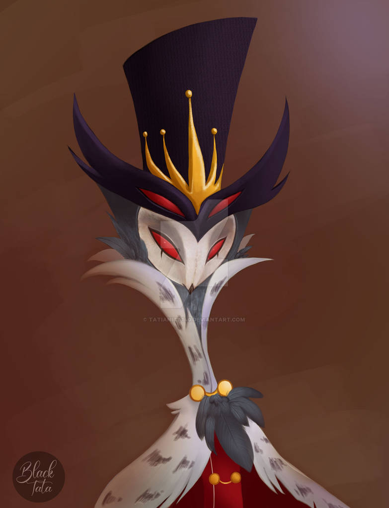Stolas Back View Stolas by tatianita140 on DeviantArt