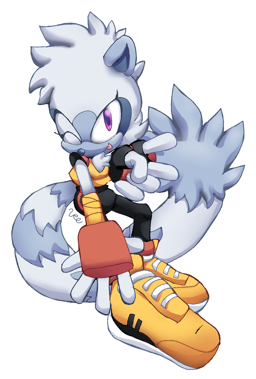 Tangle the Lemur by LumiVee on DeviantArt