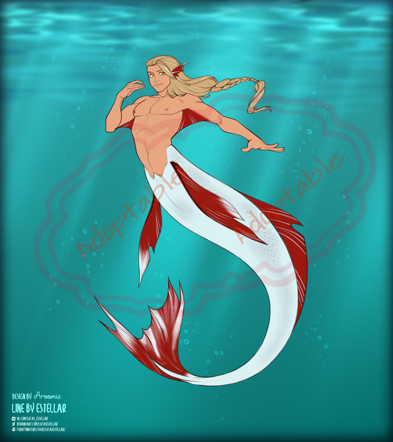 6 Mermen Merman Adopt 4 -- CLOSED by Aroomie on DeviantArt
