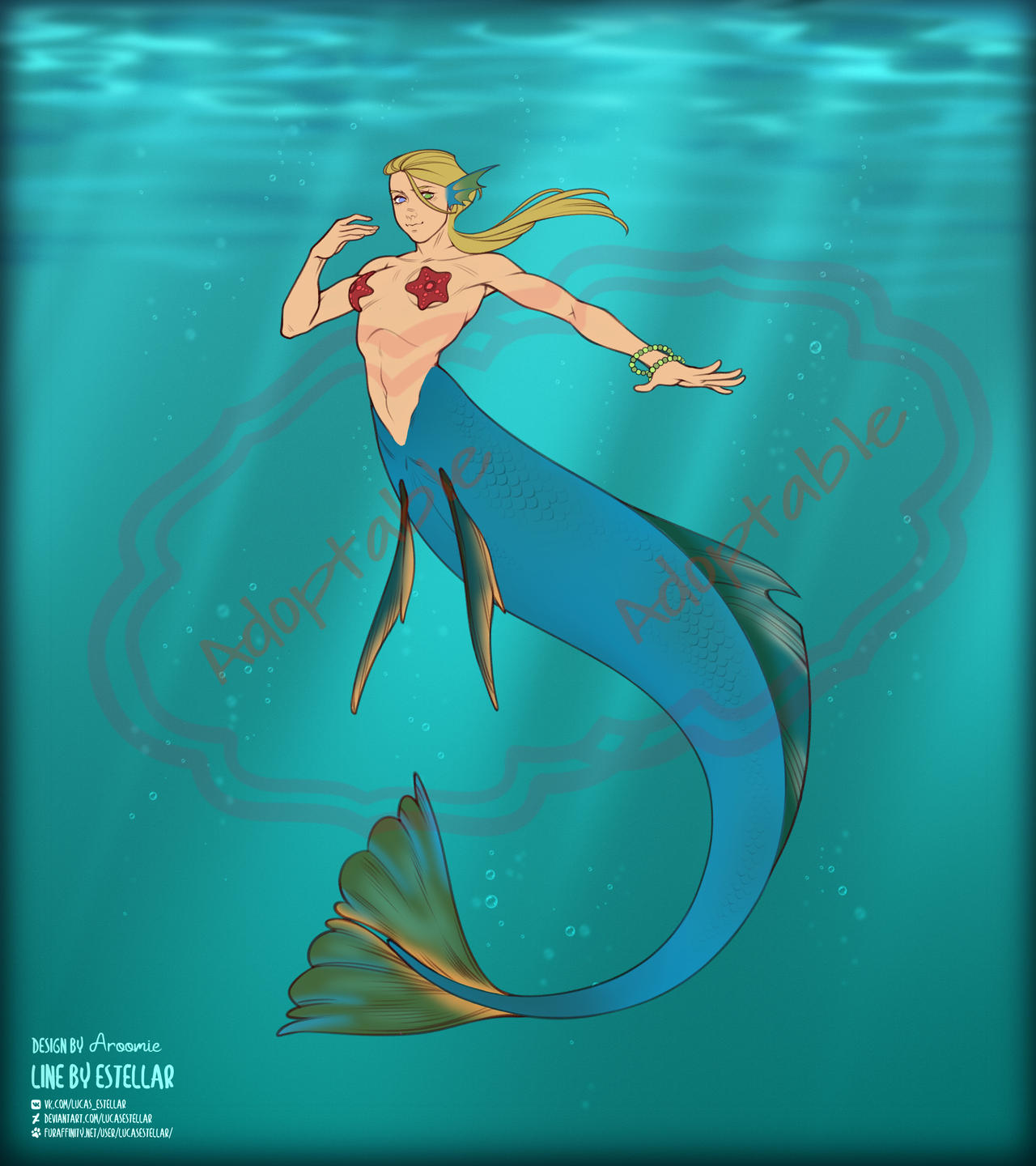 Merman Fish Open Merman Adopt 10 -- OPEN by Aroomie on DeviantArt