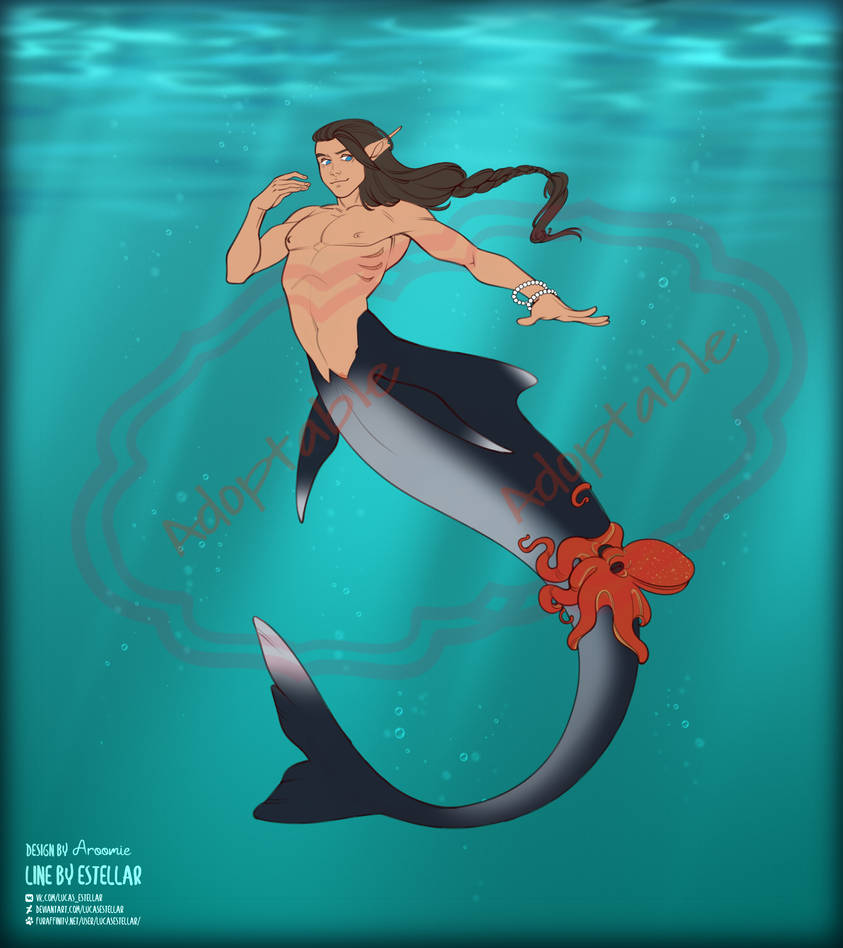 Merman Fish Open Merman Adopt 11 -- OPEN by Aroomie on DeviantArt