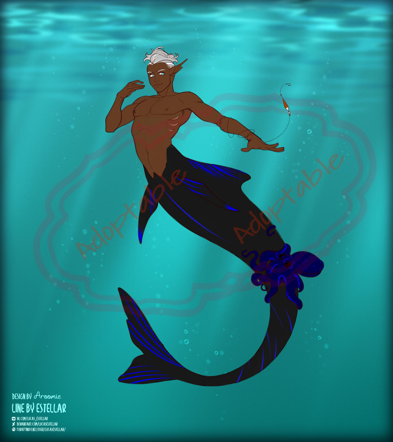 Deviantart Ghost Merman Merman Adopt 13 -- OPEN by Aroomie on DeviantArt