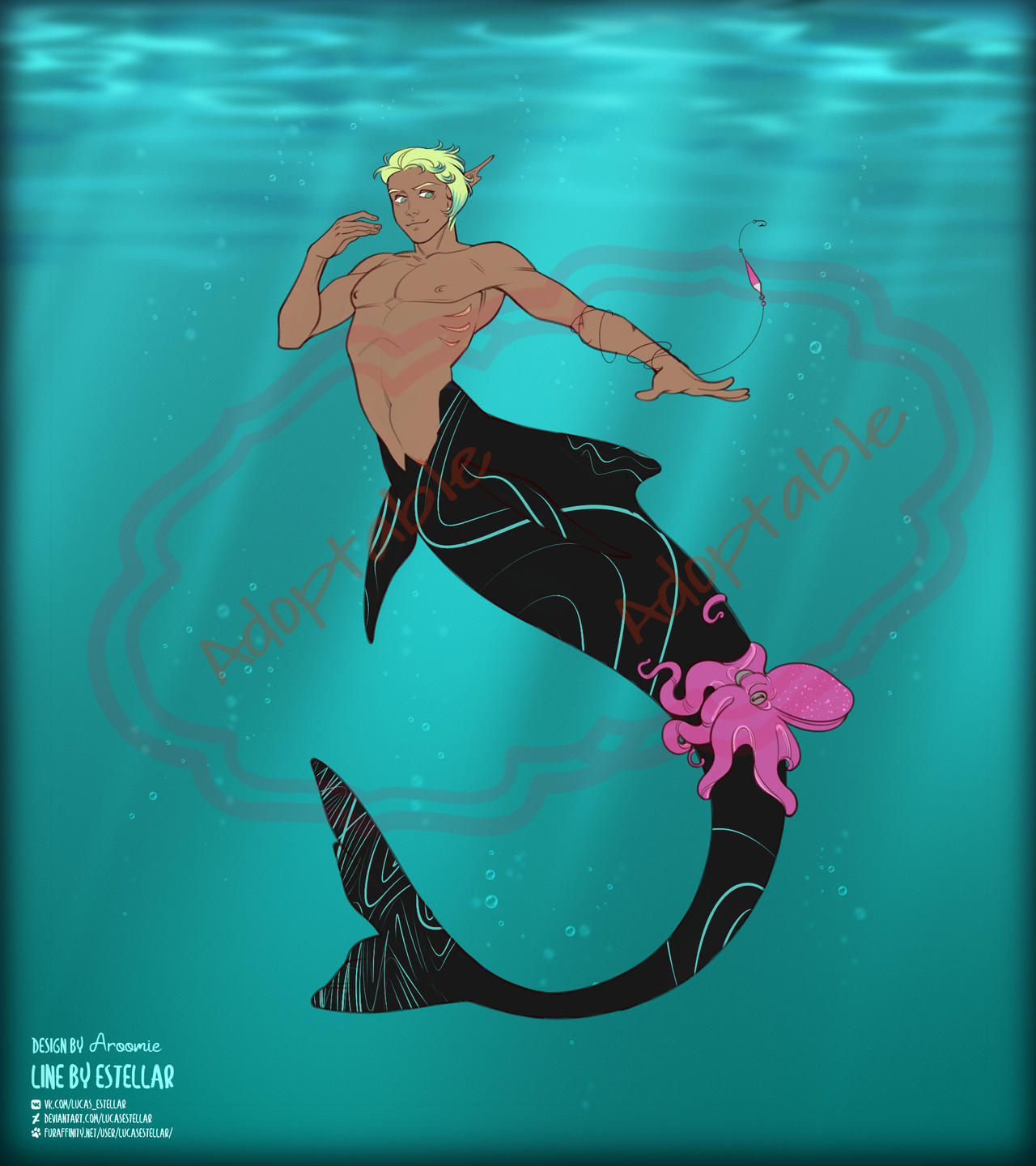 Merman Fish Open Merman Adopt 15 -- OPEN by Aroomie on DeviantArt