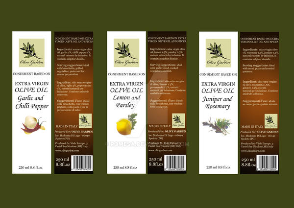 Olive Garden Packaging By Romesa On Deviantart