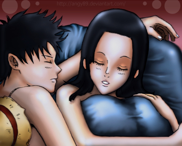 Luffy and Boa Hancock