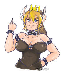 Bowsette bad girl