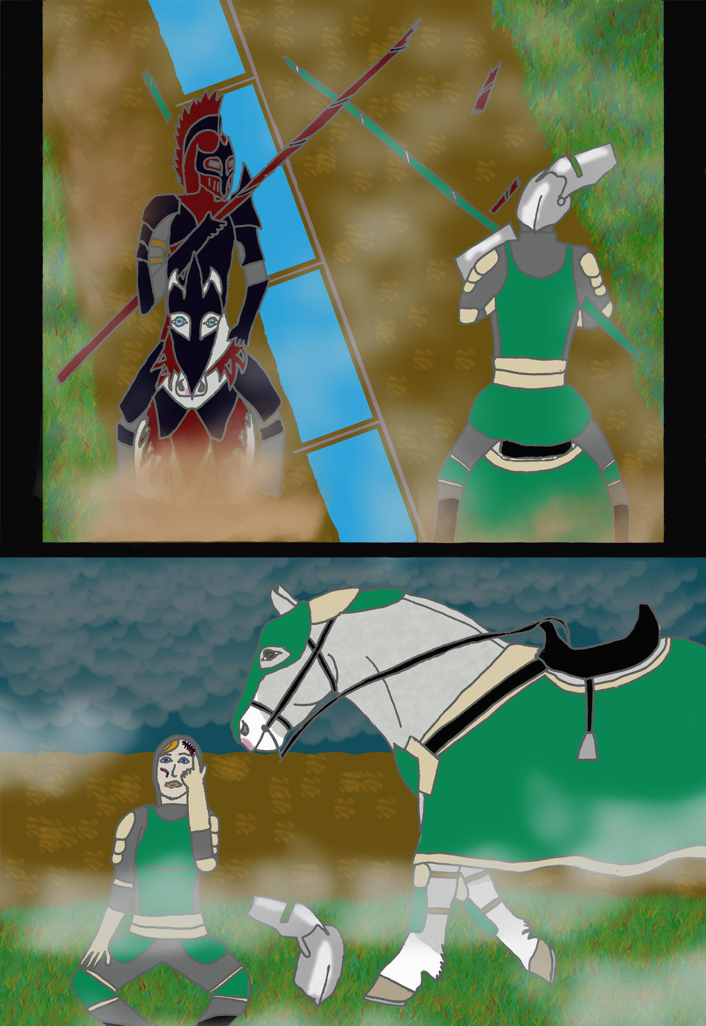 WTS Summer Joust round 1 bracket 4 Panels by Seri-goyle