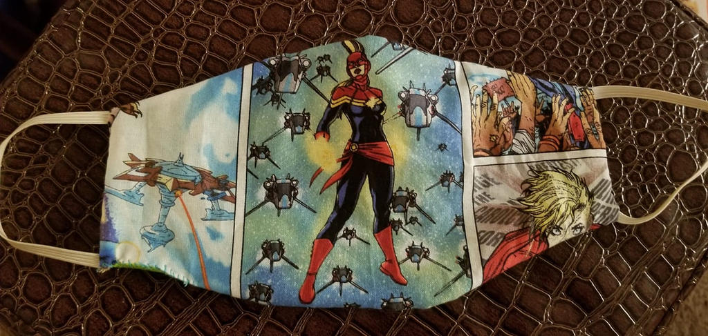 Captain Marvel Mask By Seri Goyle On DeviantArt