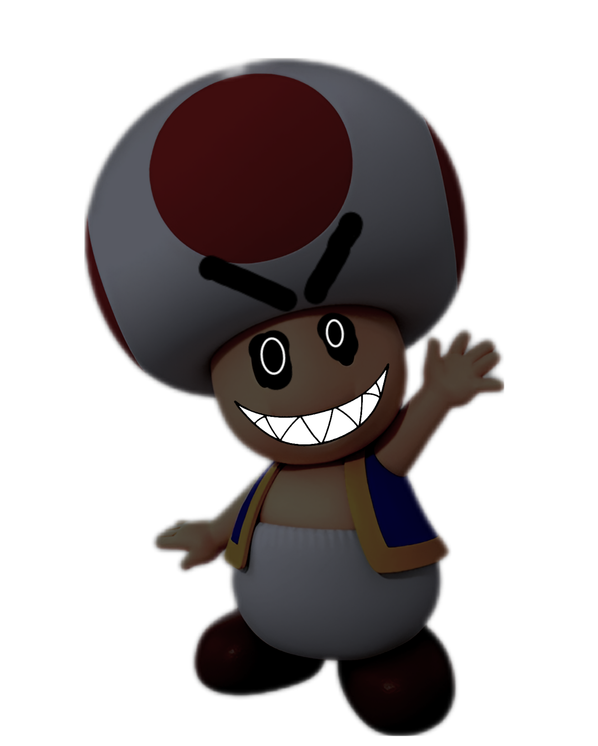 Scared Toadstool Evil Scary Toad by TheModeMaker on DeviantArt