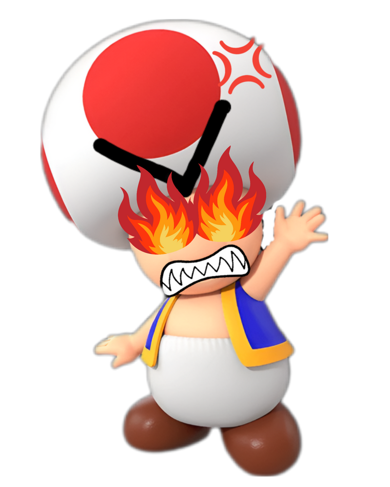 Super Enraged Toad by TheModeMaker on DeviantArt