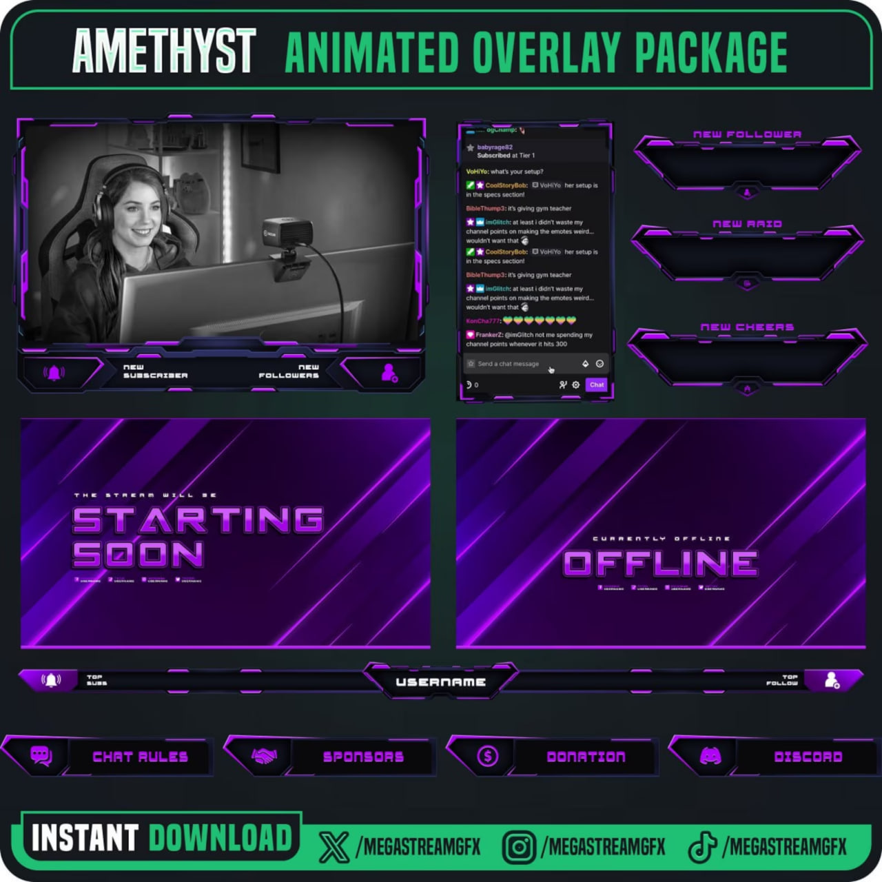 50+ OBS Overlays (Free & Paid Templates For Your Livestreams)