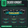 50x Silver Knight Panels