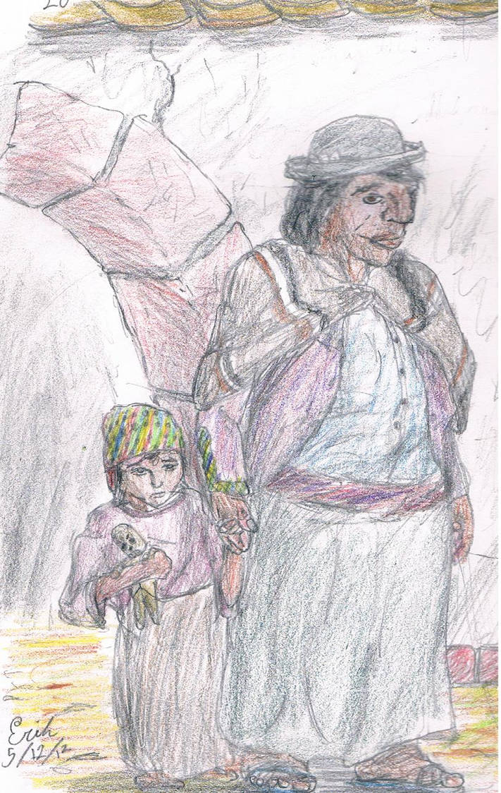 Atahaulpa Mother and Child by Lord-Triceratops