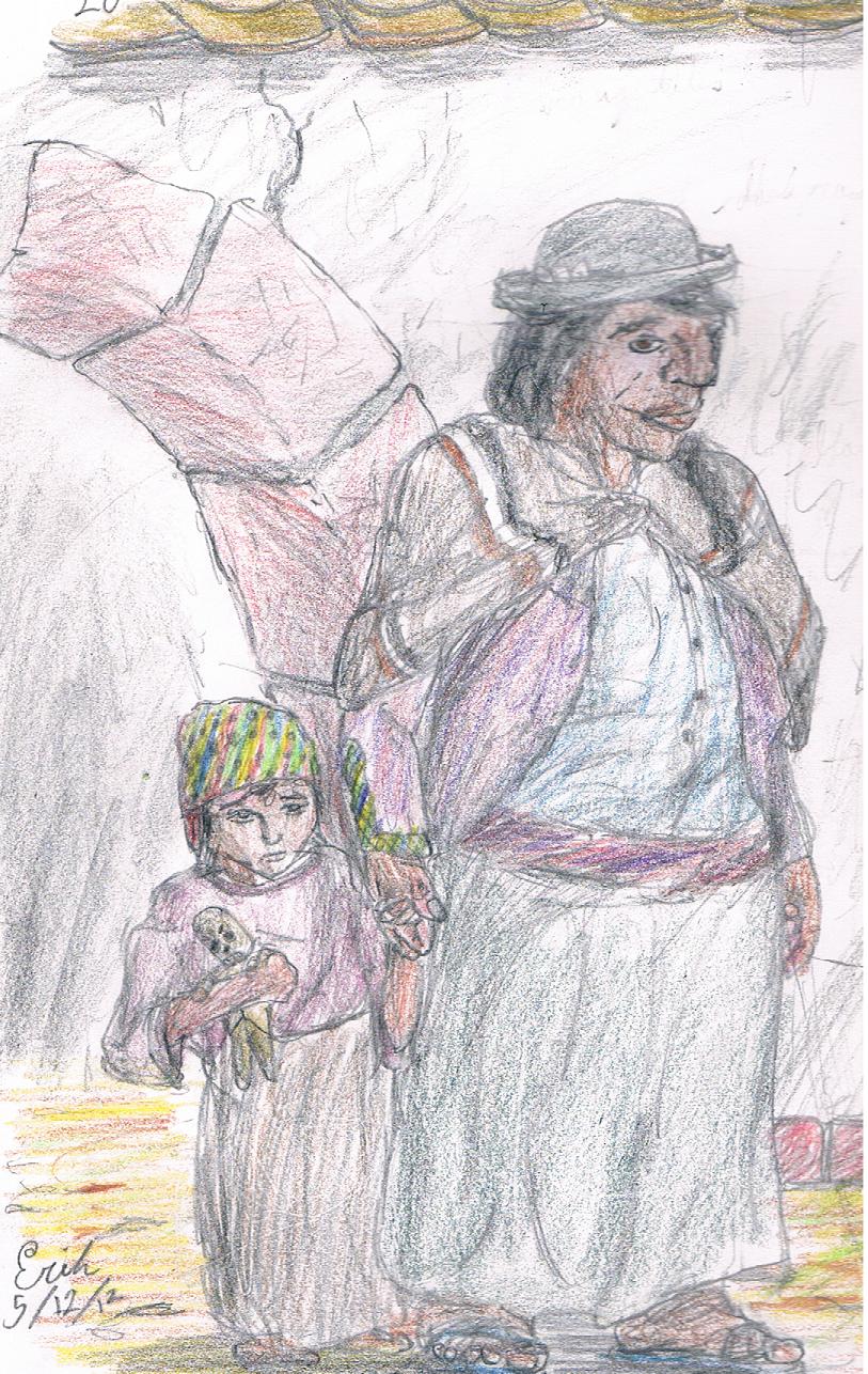 Atahaulpa Mother and Child by Lord-Triceratops