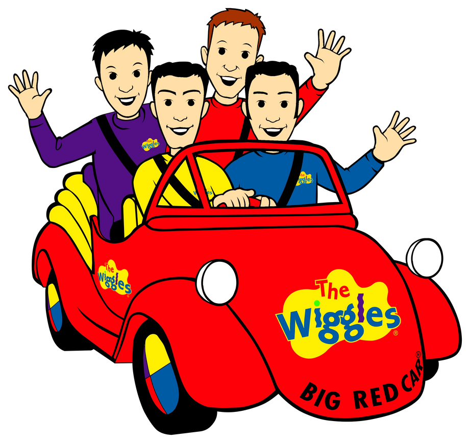 Free The Wiggles Clip Art Cartoon Wiggles Big Red Car Full Size Png ...