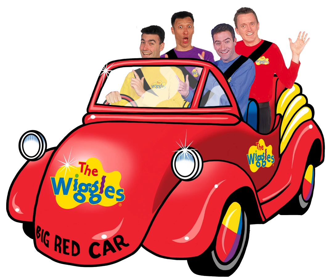 The Wiggles in the Cartoon Big Red Car (2000) 1 by Disneyfanwithautism ...