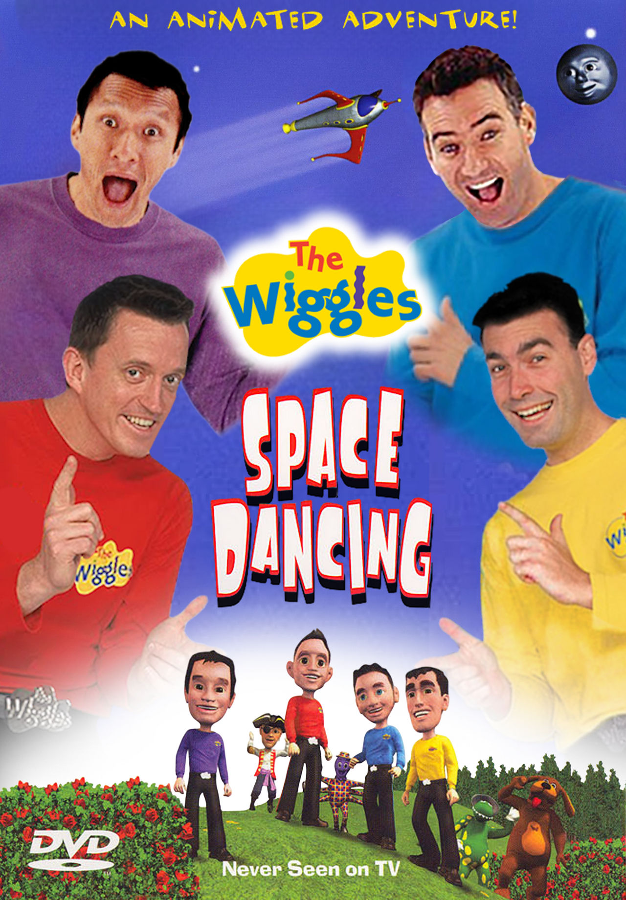 The Wiggles Space Dancing USA Prototype DVD Cover by ...
