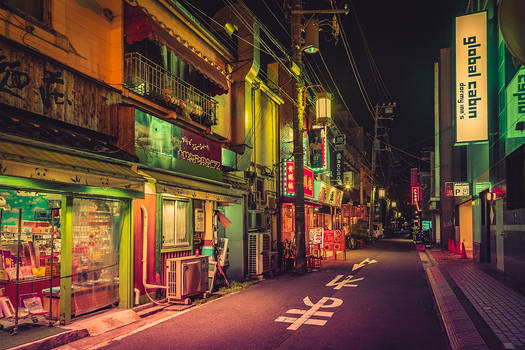 Deserted Japan Street