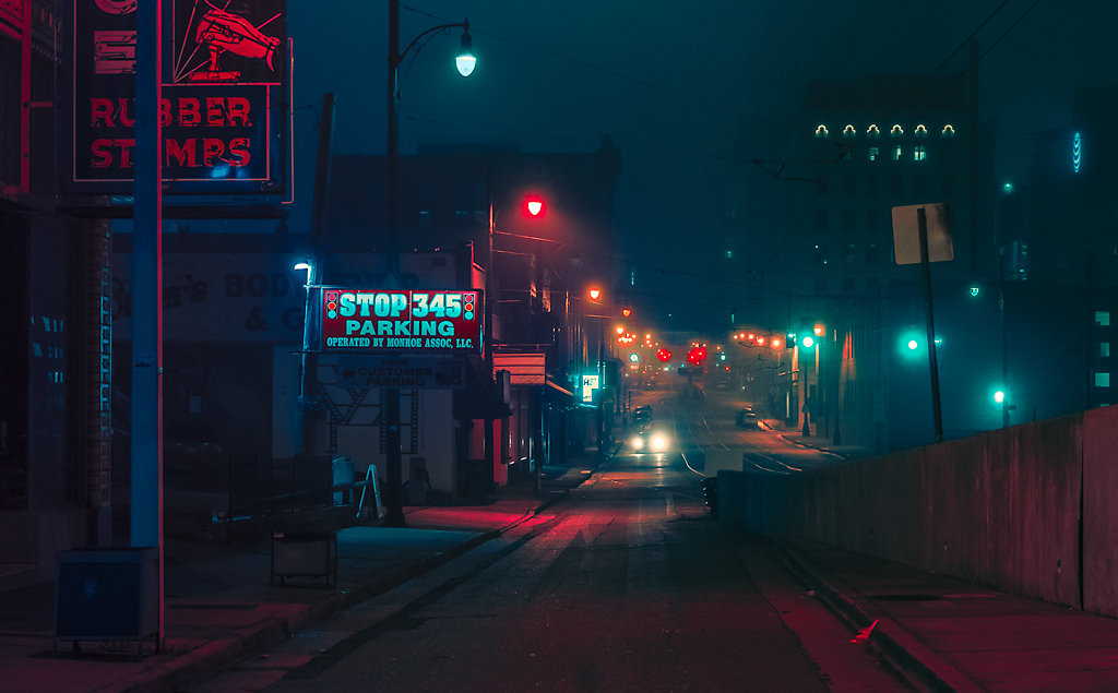 In the Fog - Memphis TN by AnthonyPresley