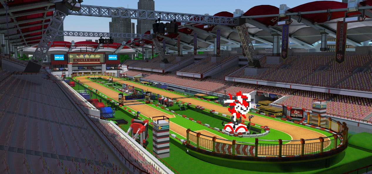 Excitebike Arena (Mario Kart 8) by captainnatjo on DeviantArt