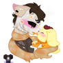 Pumpkin cream kisses.