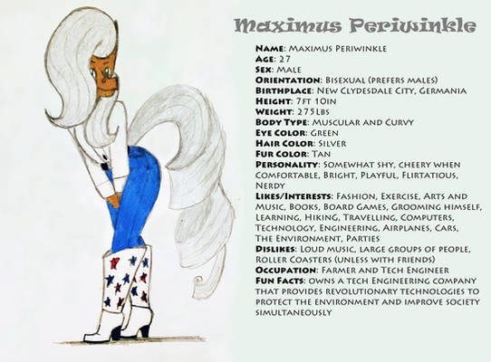 Max Periwinkle: Character Bio