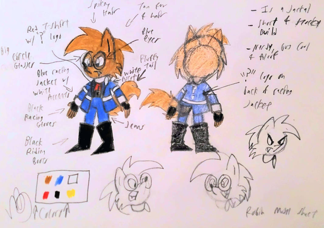 Survival Horror Project: Robin Model Sheet by KobaltSteel on DeviantArt