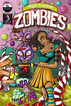 High Fructose Zombies Issue 3 Cover