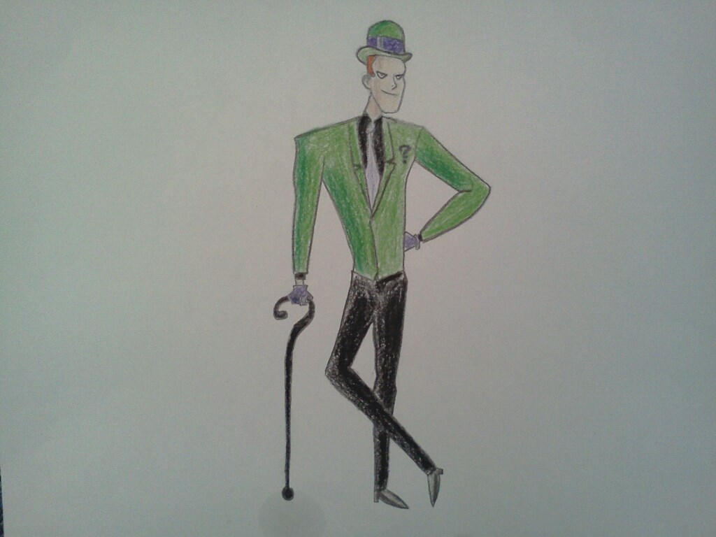 The Riddler Drawing The Riddler from The New Batman Adventures by Kongzilla2010 on DeviantArt
