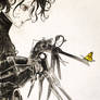 Edward Scissorhands Anime Drawing