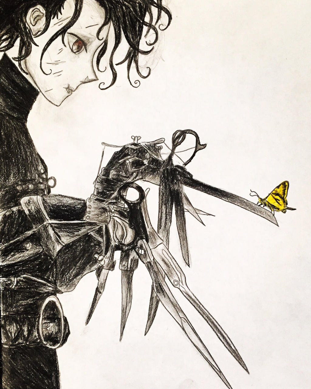 Edward Scissorhands Anime Drawing by Kongzilla2010 on DeviantArt