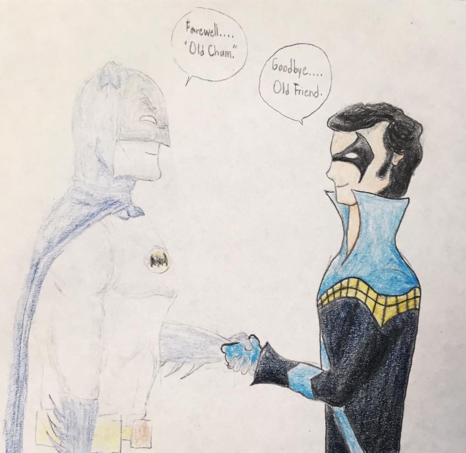 Adam West Batman'66 Tribute Drawing. RIP Adam West