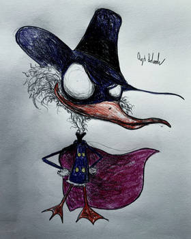 Darkwing Duck Burton Style.