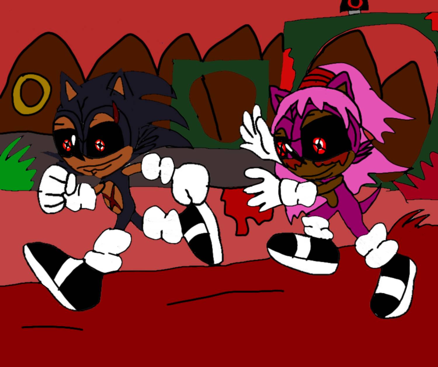 lord x  Sonic art, Bad fan art, Sonic and amy
