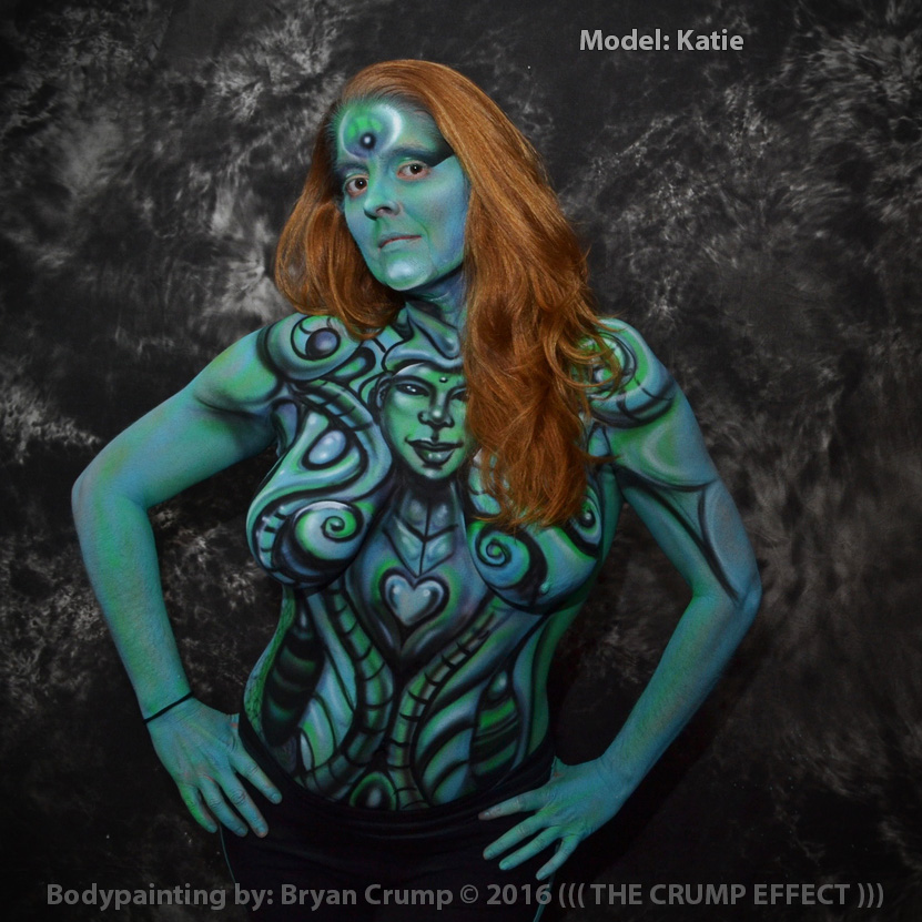 Geiger Inspired Bodypaint