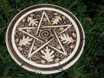 Oak and Acorn Pentacle by parizadhe