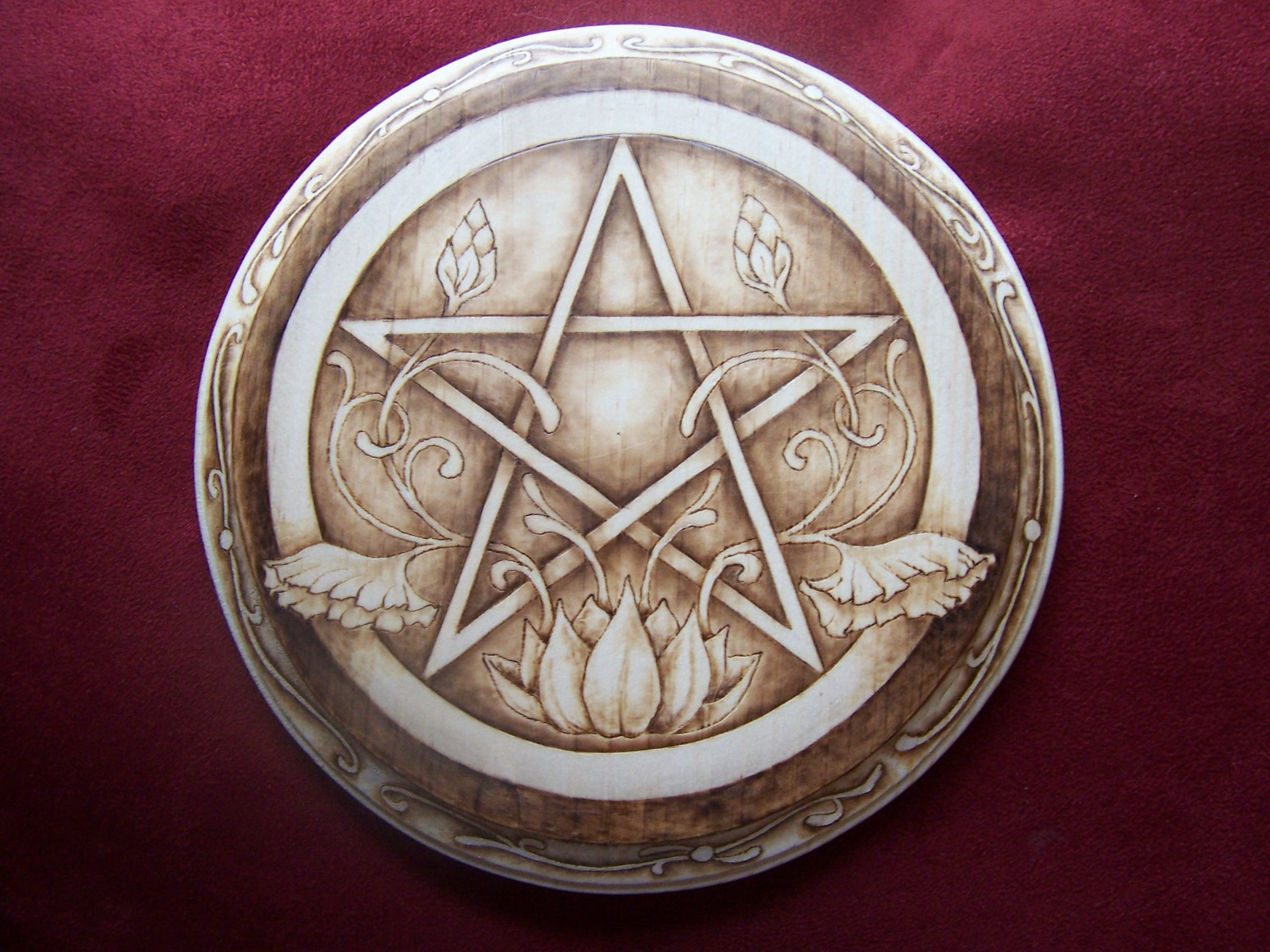 Lotus Pentacle Print