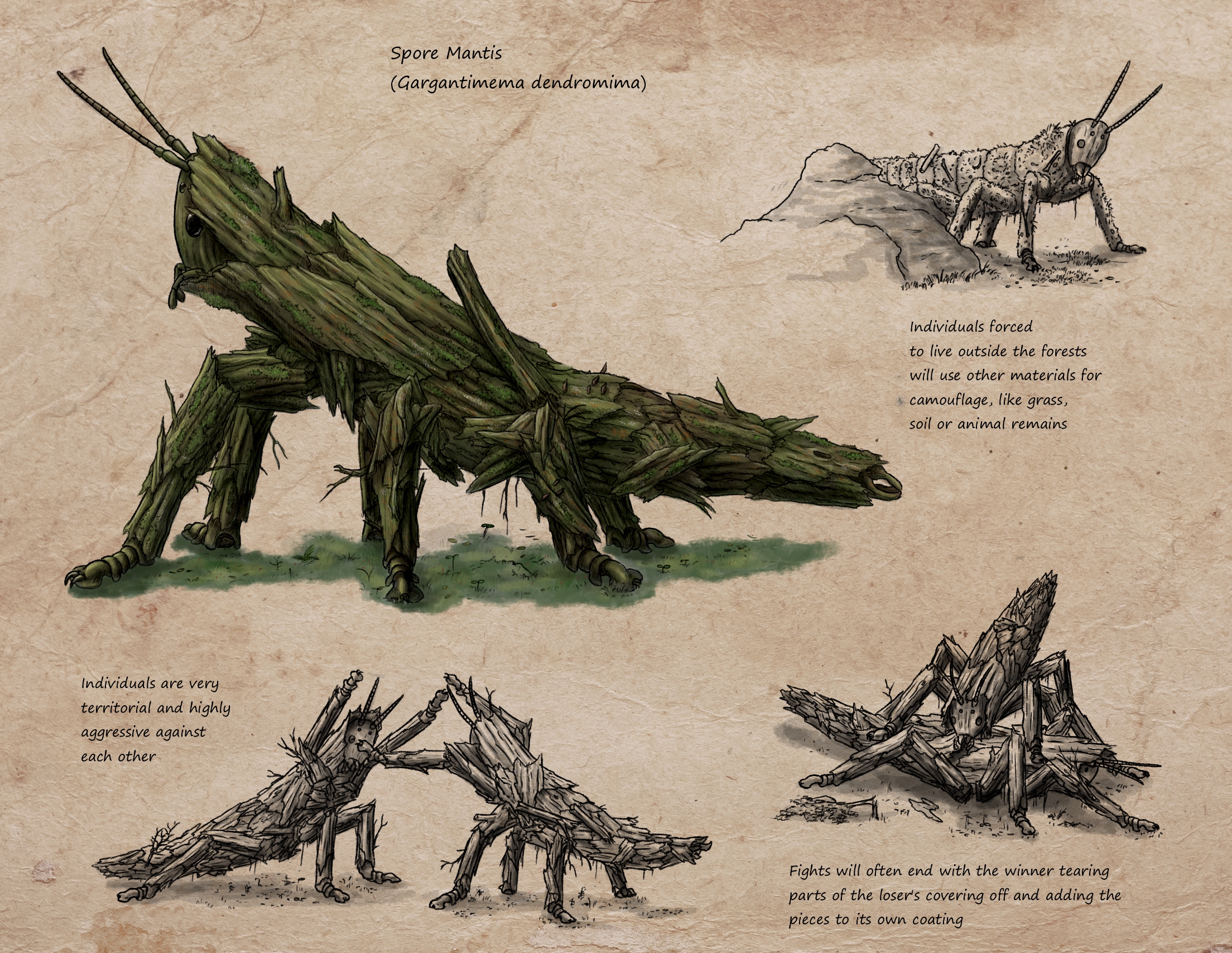 Speculative K:SI bullshit: Spore Mantis