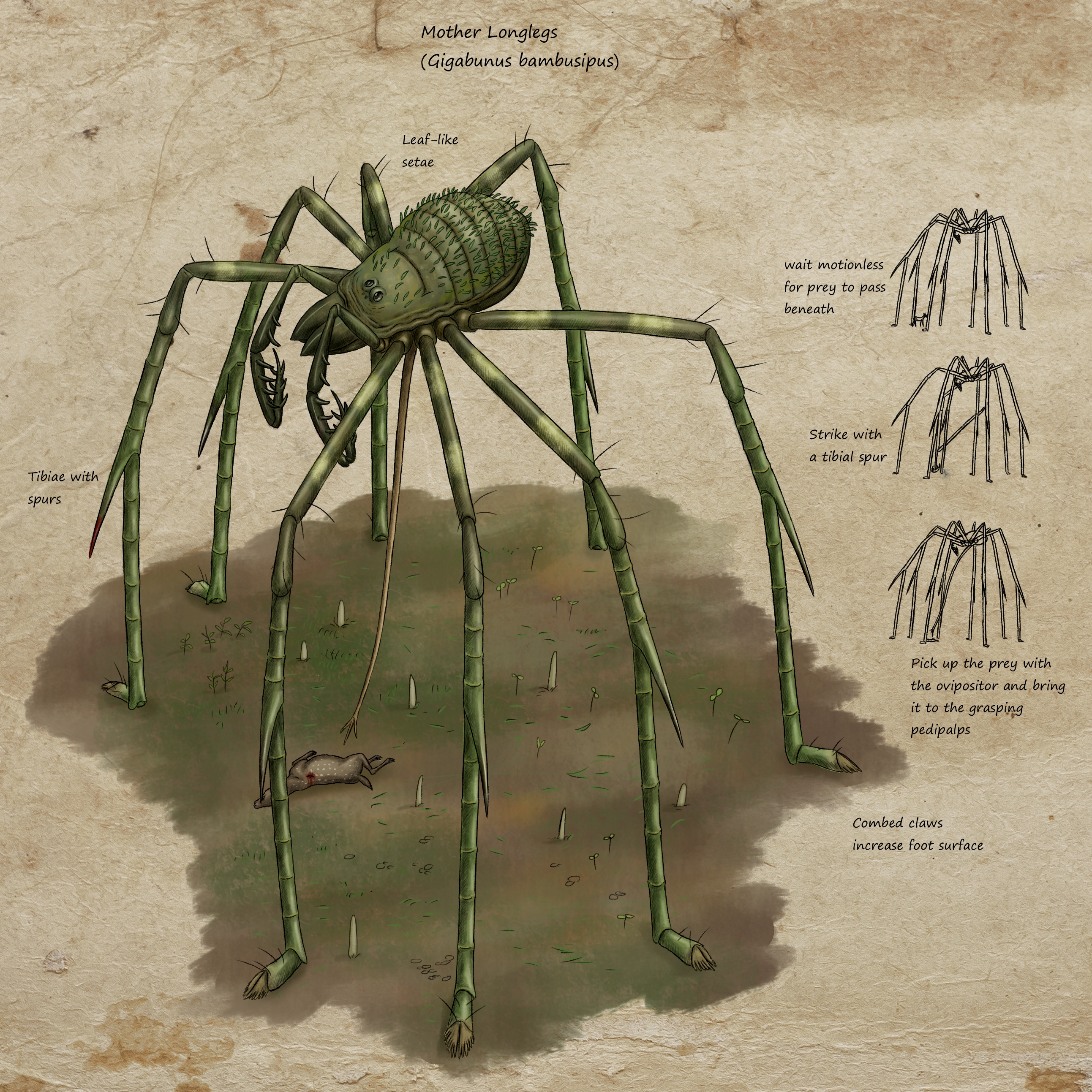 Mother Longlegs  Wikizilla, the kaiju encyclopedia