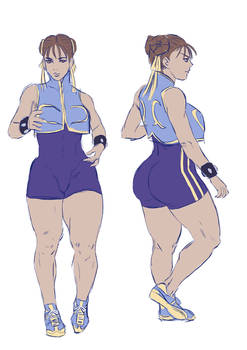 Chun li - Model Sheet