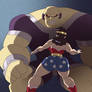 Classic Wonder Woman vs Mongul