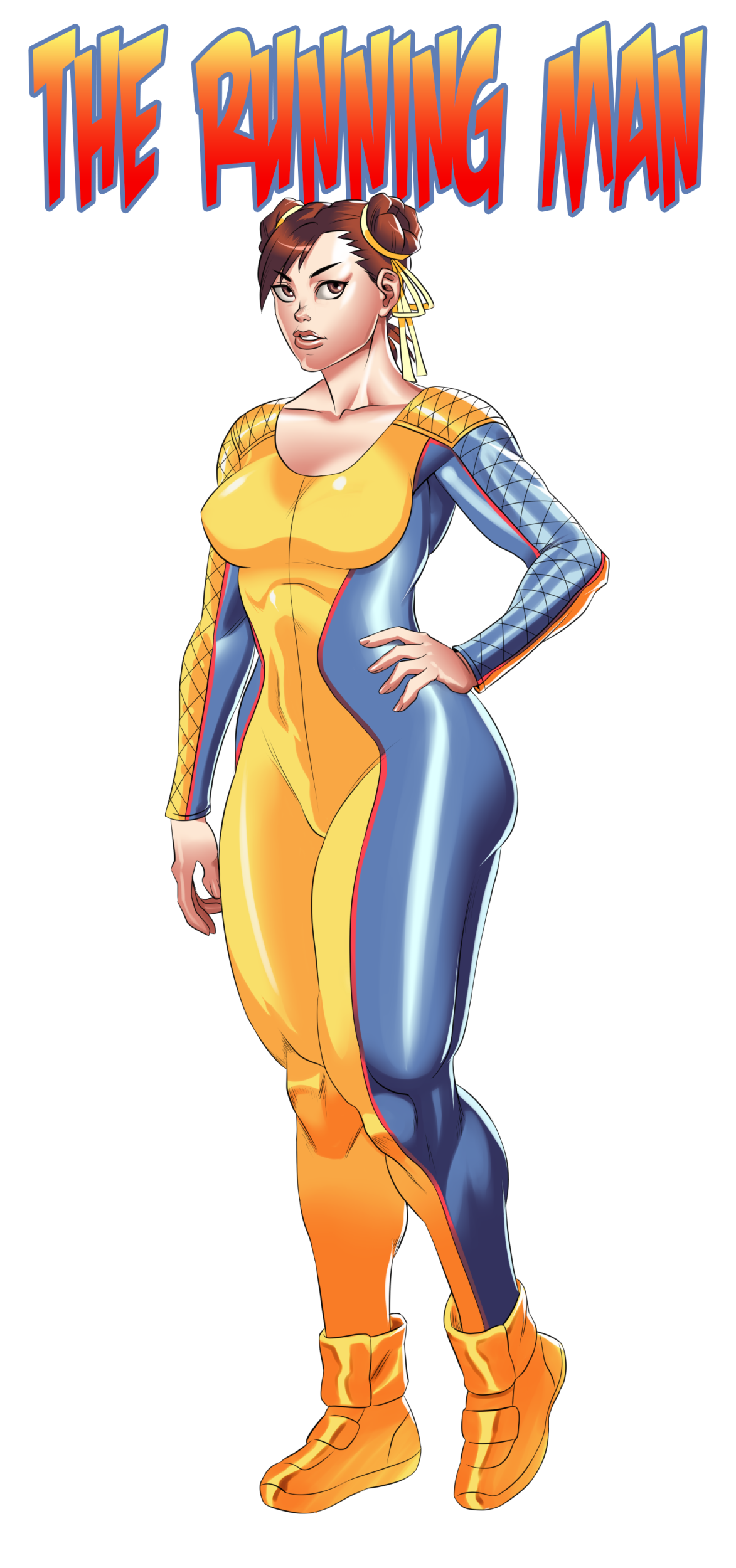 Chun-Li in The Running Man Show