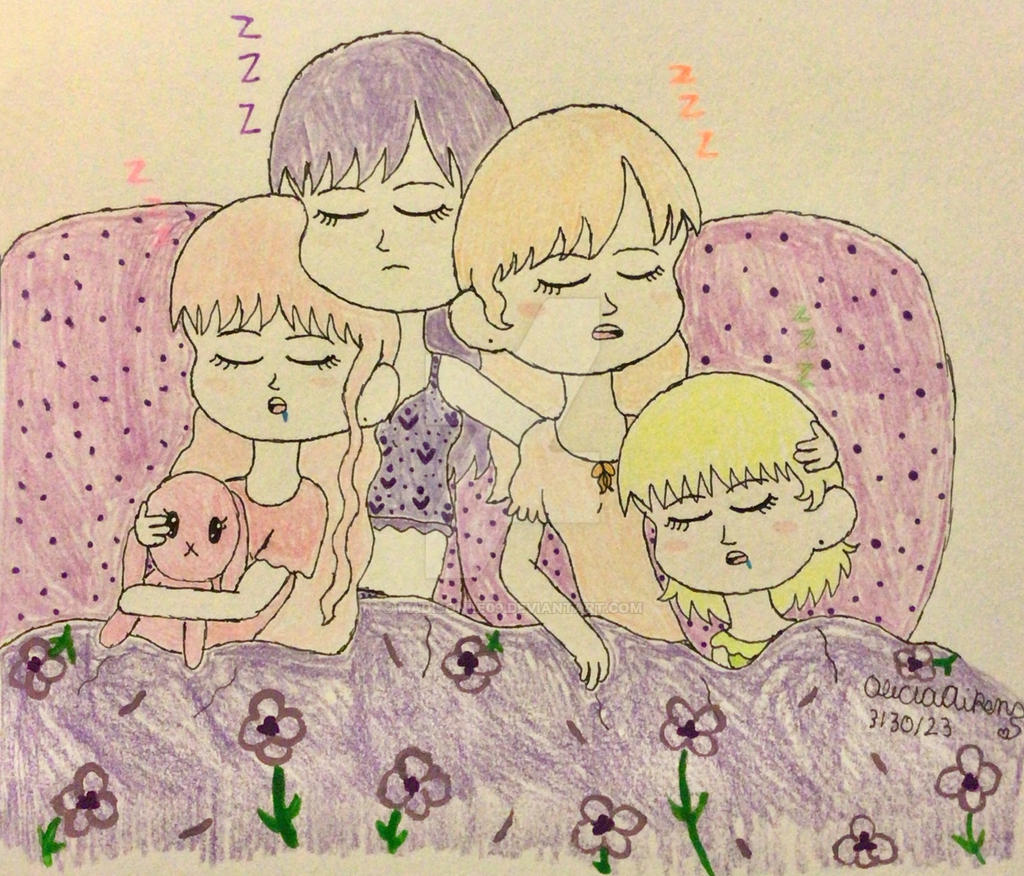 Sleeping Pastel Girls