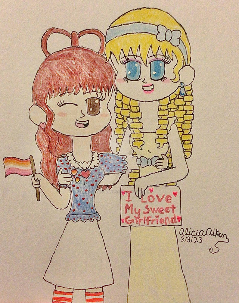 Raggedy Ann and Babette Pride Month by madisonle09 on DeviantArt