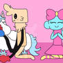 Goob and Poppy with Magenta and Christina
