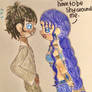 Flirty Hyacinth and Flustered Beau