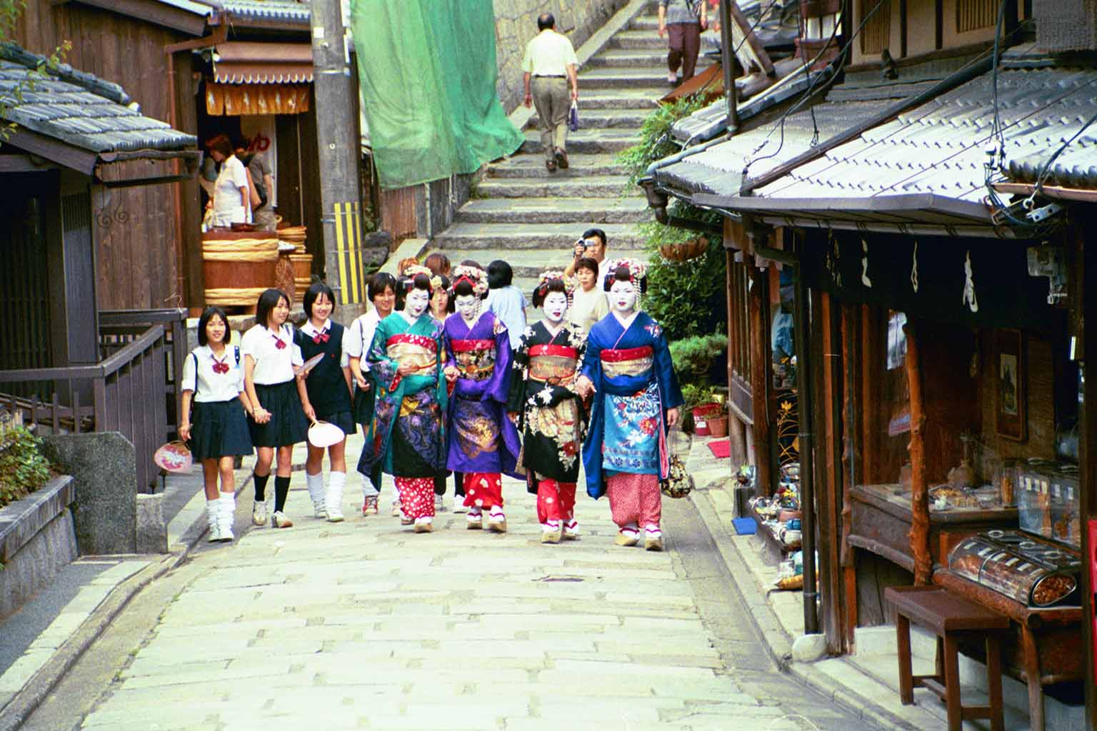 Geisha and Schoolgirls