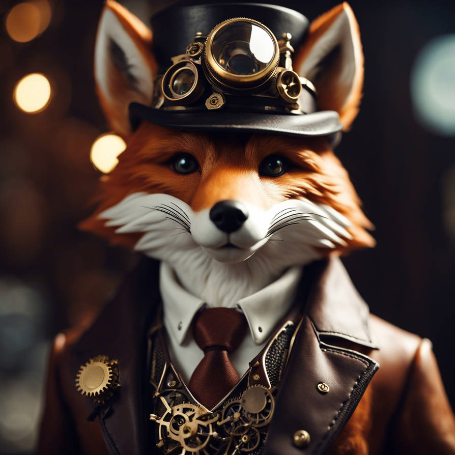 Clockwork Fox Construct A CLOCKWORK FOX. by LURIDONE on DeviantArt