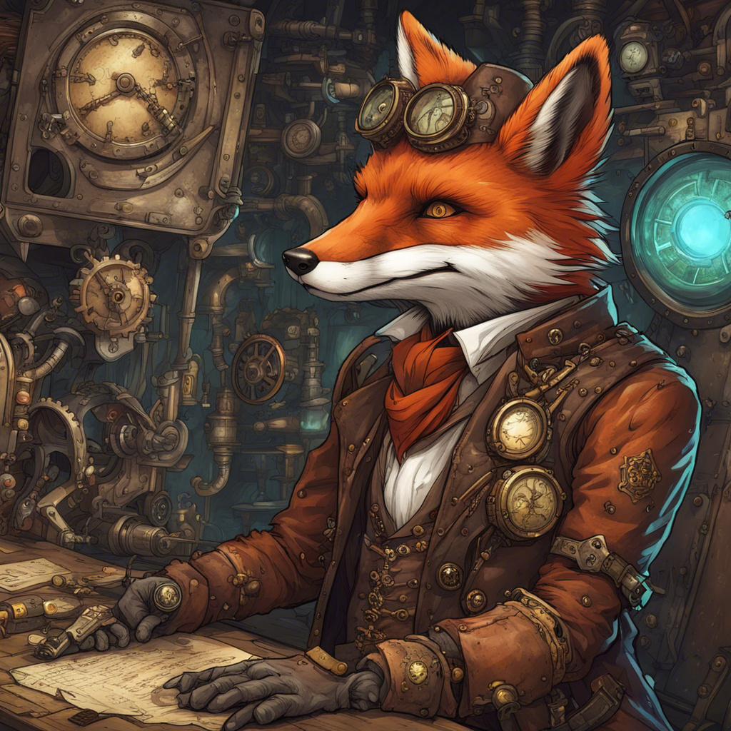 Deviantart Fox Engine Steampunk mechanical fox by LURIDONE on DeviantArt