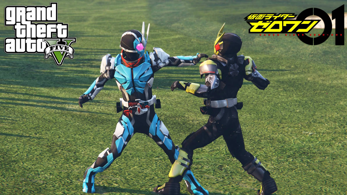 Kamen Rider Proto Zero One VS Ichigata GTA5 mod by Kamen9179 on DeviantArt